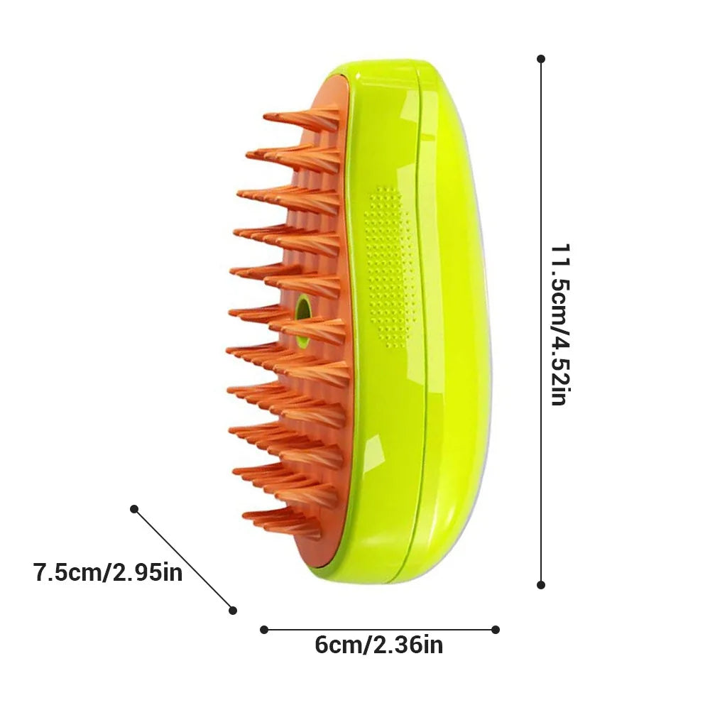 Cepillo vaporizador atrapa pelos